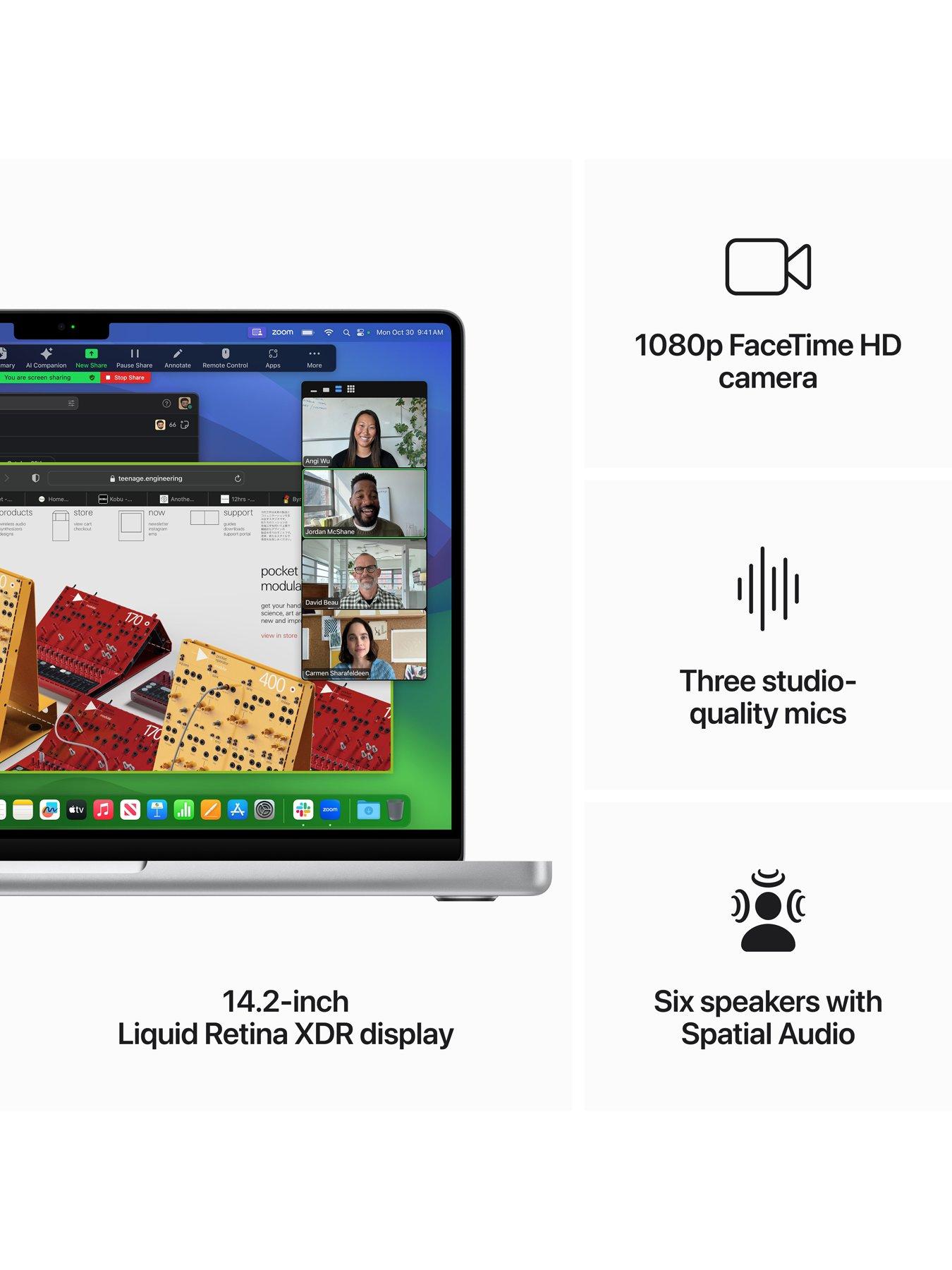 Image 4 of 7 of Apple MacBook Pro (M3, 2023) 14 inch with 8-core CPU and 10-core GPU, 512GB SSD