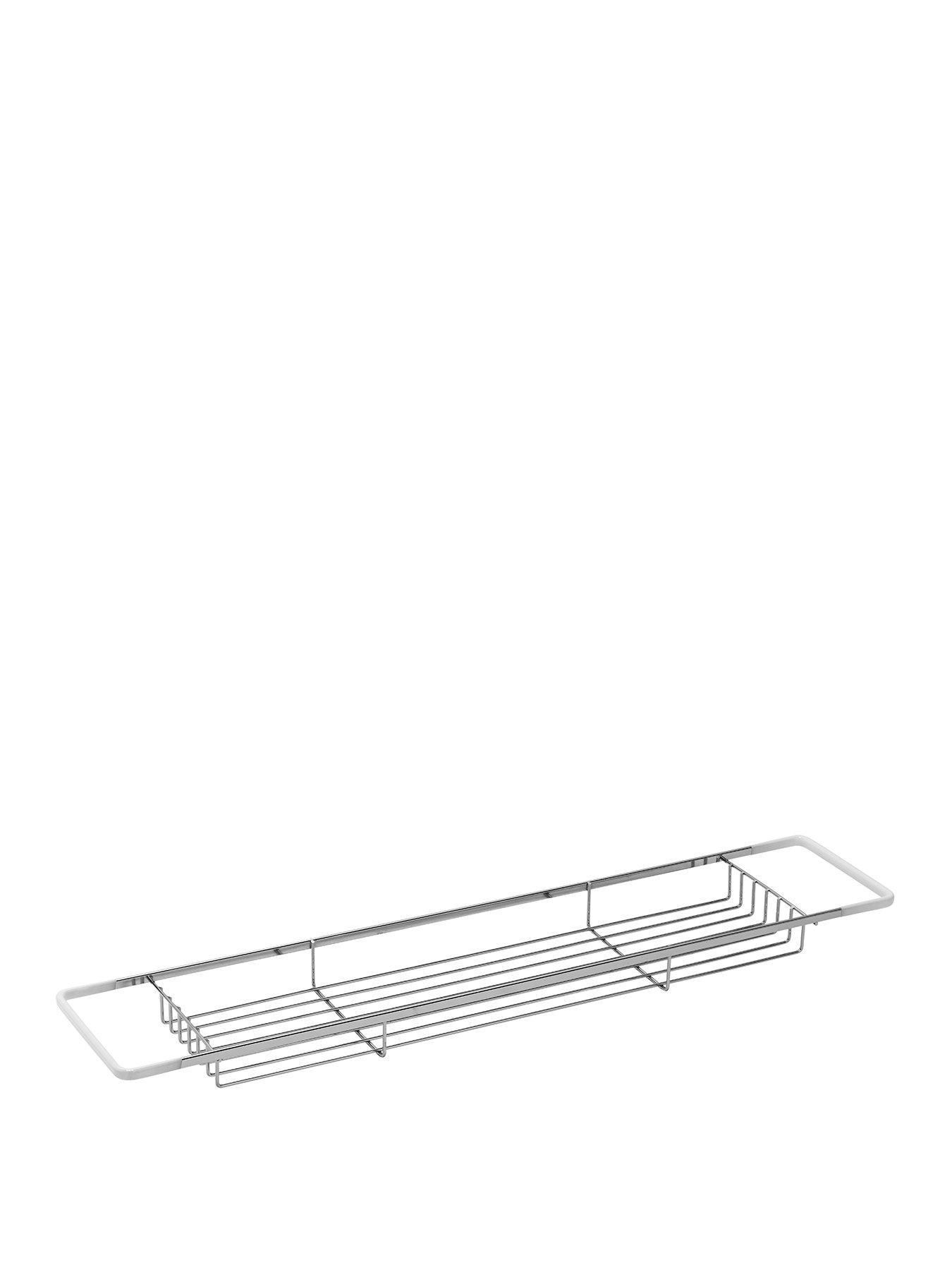 Product photograph of Croydex Steel Bath Rack from very.co.uk