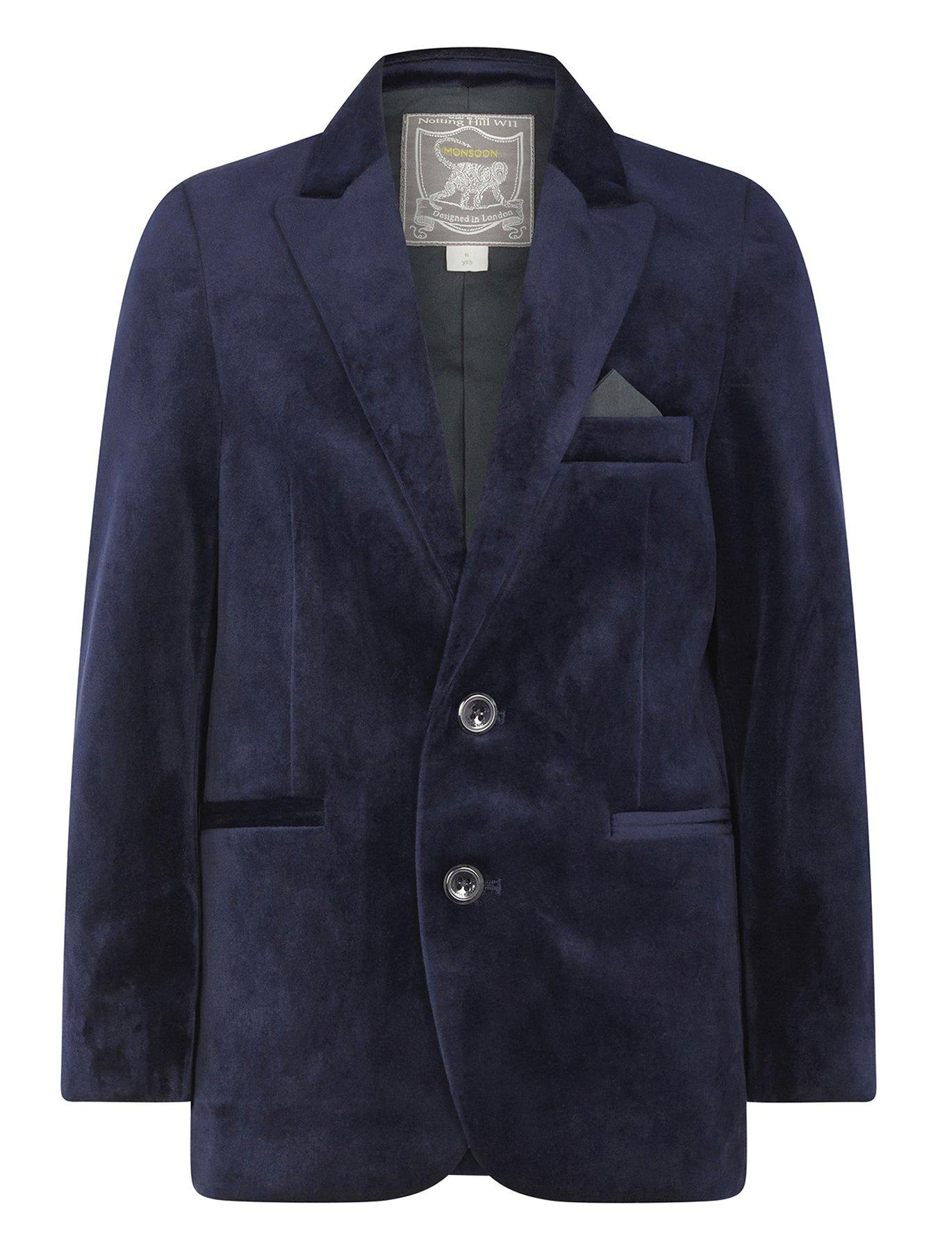 Boys blazer clearance velvet