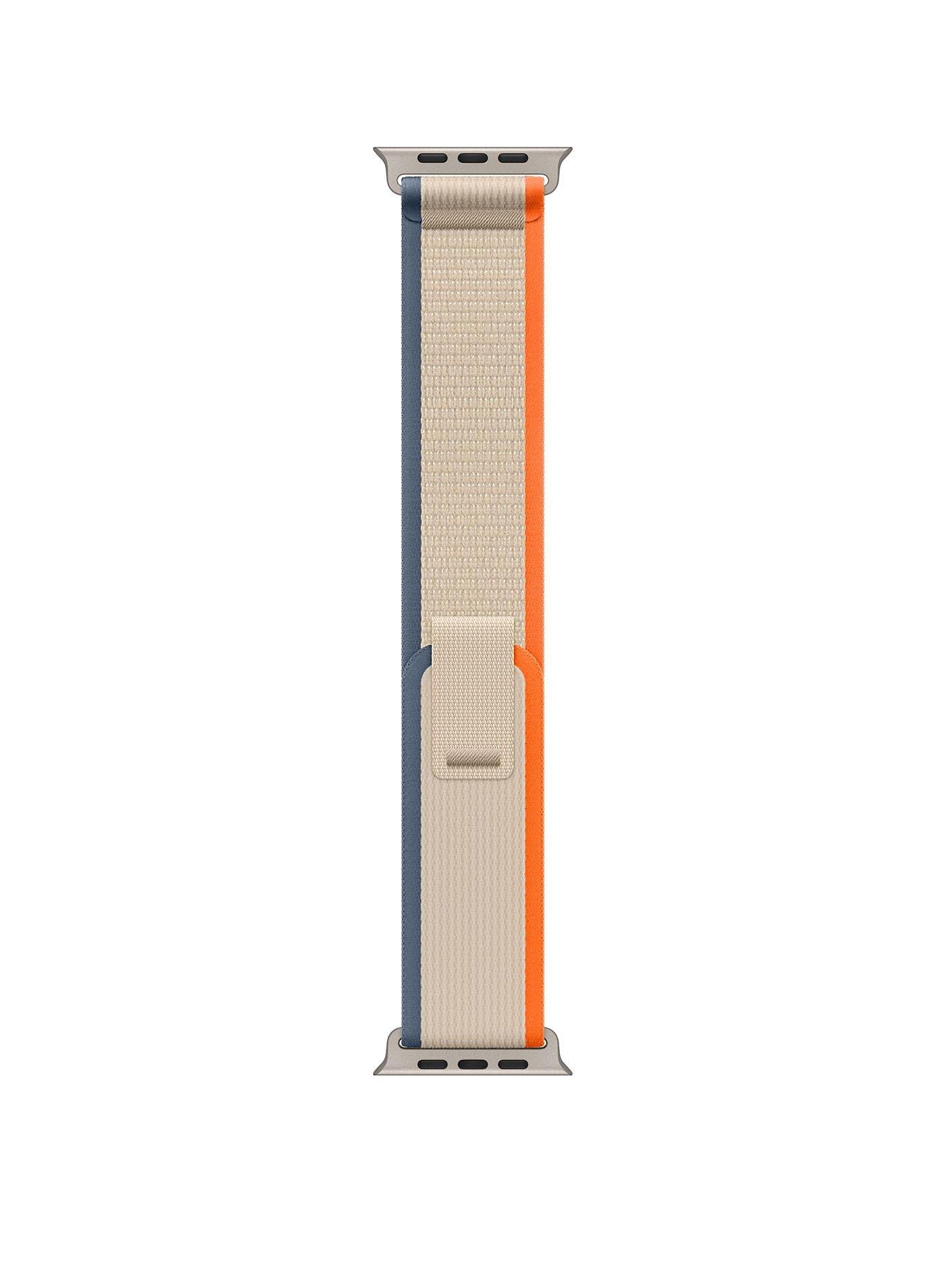 Image 1 of 1 of Apple Watch&nbsp;49mm Orange/Beige Trail Loop - M/L
