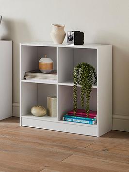 Product photograph of Lloyd Pascal Cubes 4 Storage Unit - White from very.co.uk
