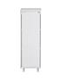  image of lloyd-pascal-ciara-single-door-floor-cabinet-white
