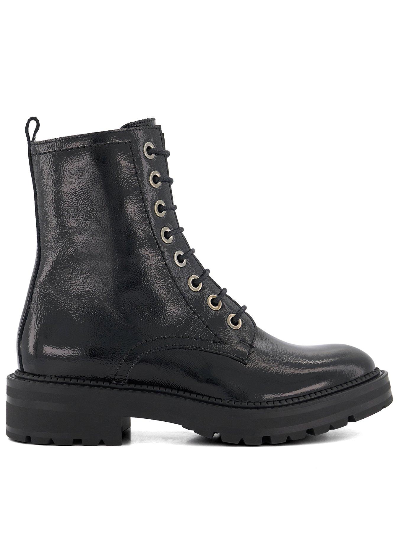 Dune patent hot sale boots