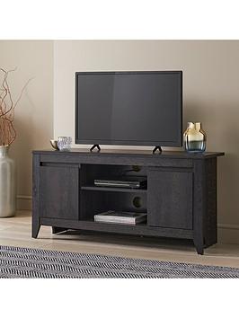 Product photograph of Lloyd Pascal Byron Tv Cabinet - Black from very.co.uk
