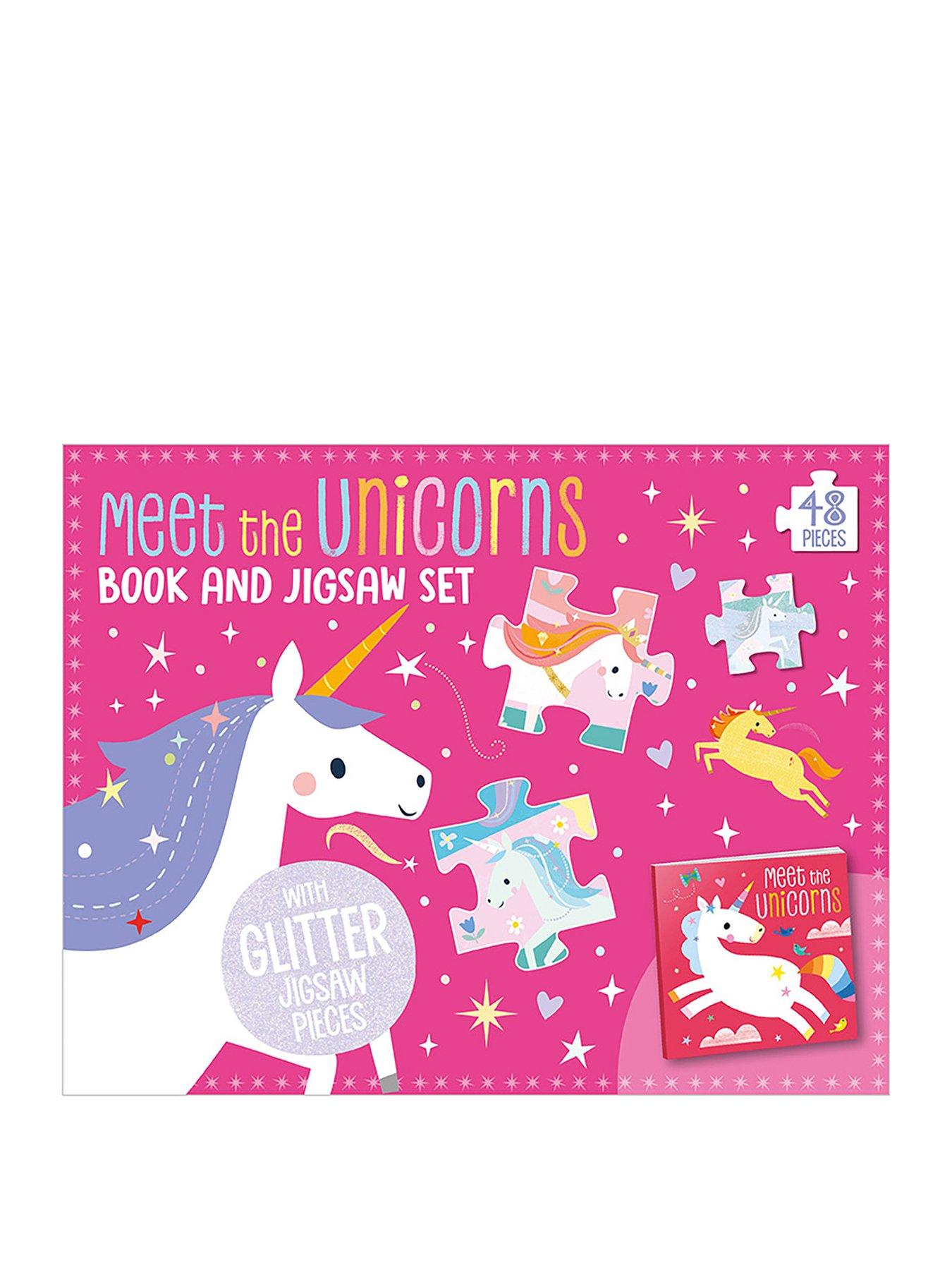 Unicorn Meet the Unicorns - Touch and Play Jigsaw and Book