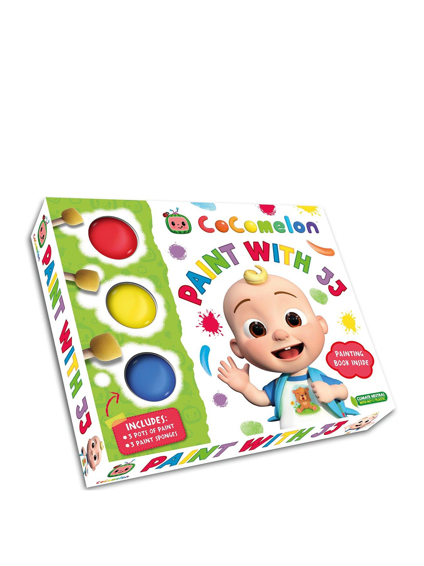 Cocomelon Sponge Art Book - Paint with JJ