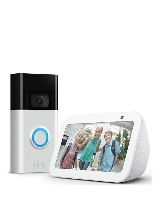 front image of ring-video-doorbell-with-amazon-echo-show-5