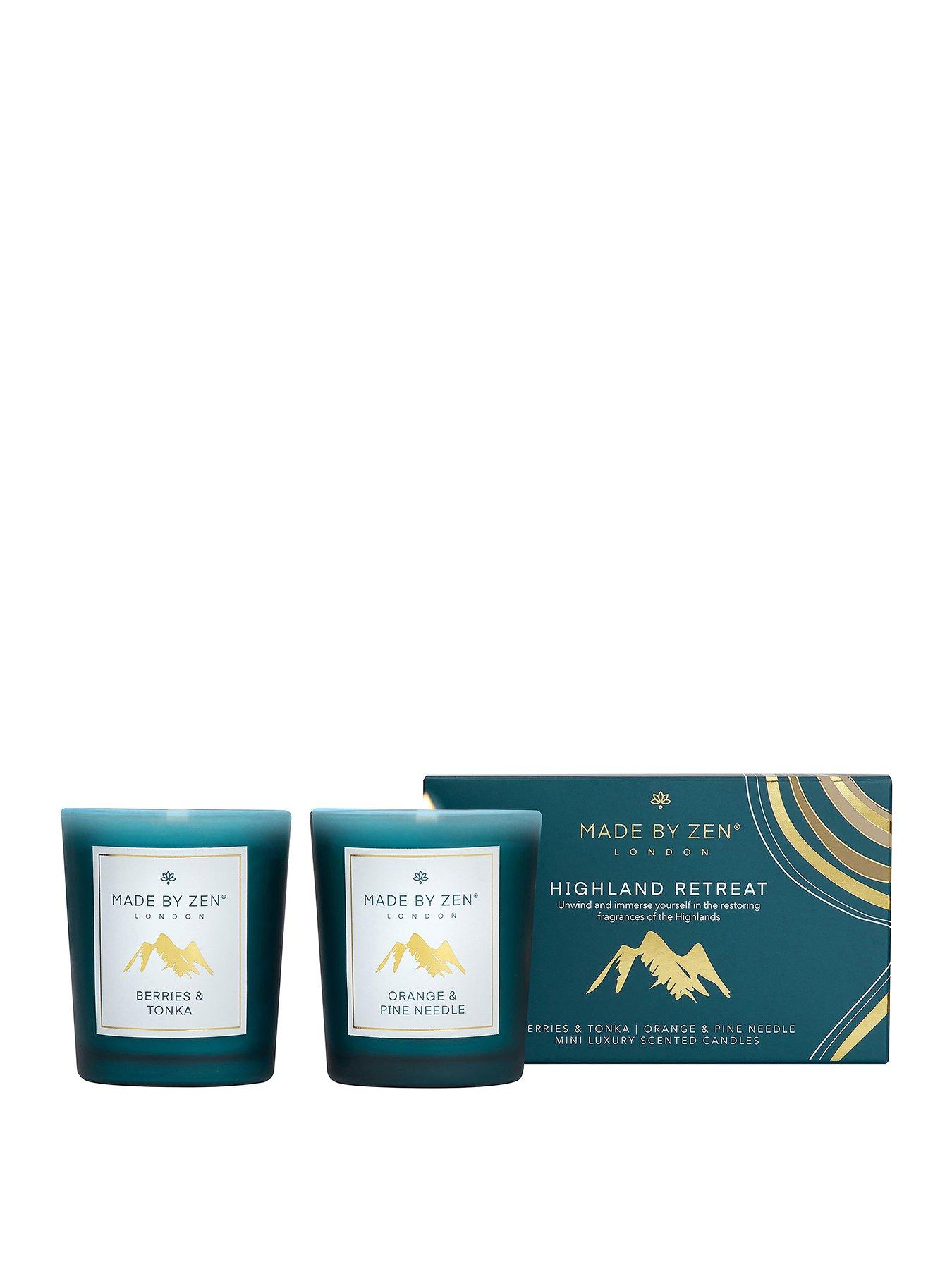 Made by Zen Signature Scented Candle Gift Sets Highland Retreat very