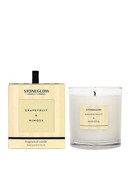 Product photograph of Stoneglow Modern Classics Tumbler Candle Ndash Grapefruit And Mimosa from very.co.uk