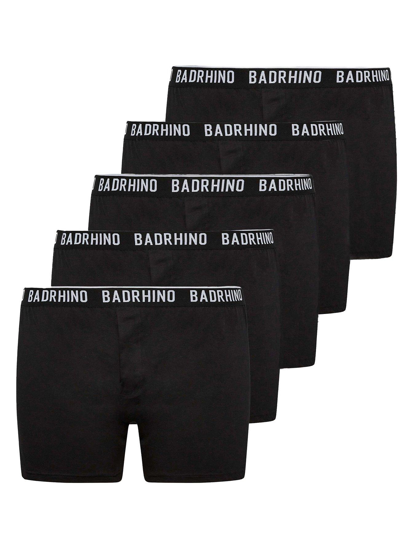 Mens Black 5pk Essential Briefs