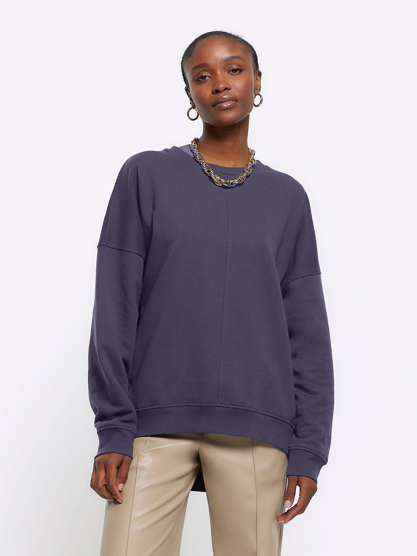 River island store longline hoodie