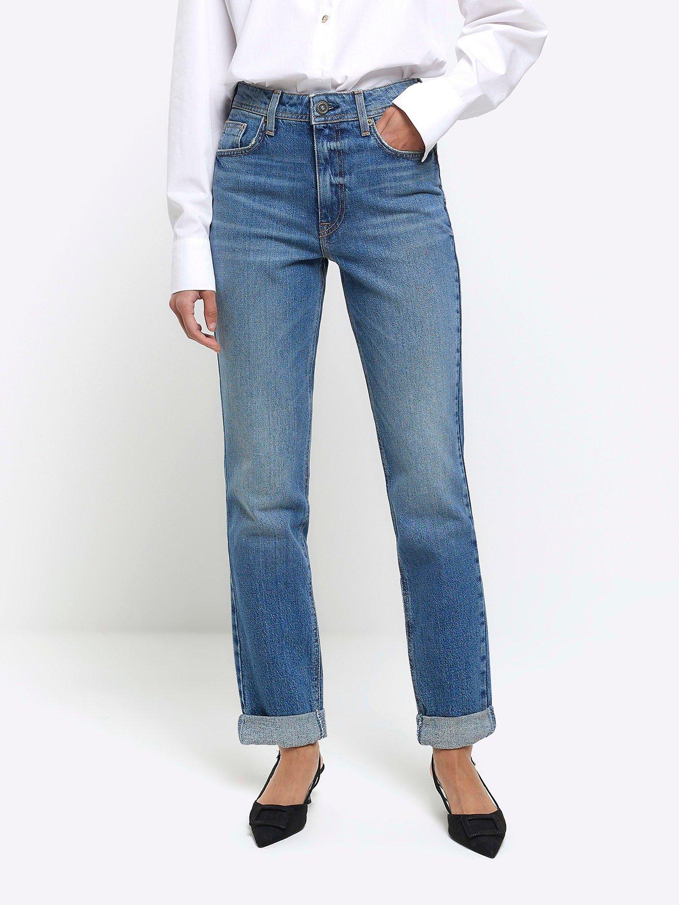River Island Mom Sculpt Jeans Mid wash Very