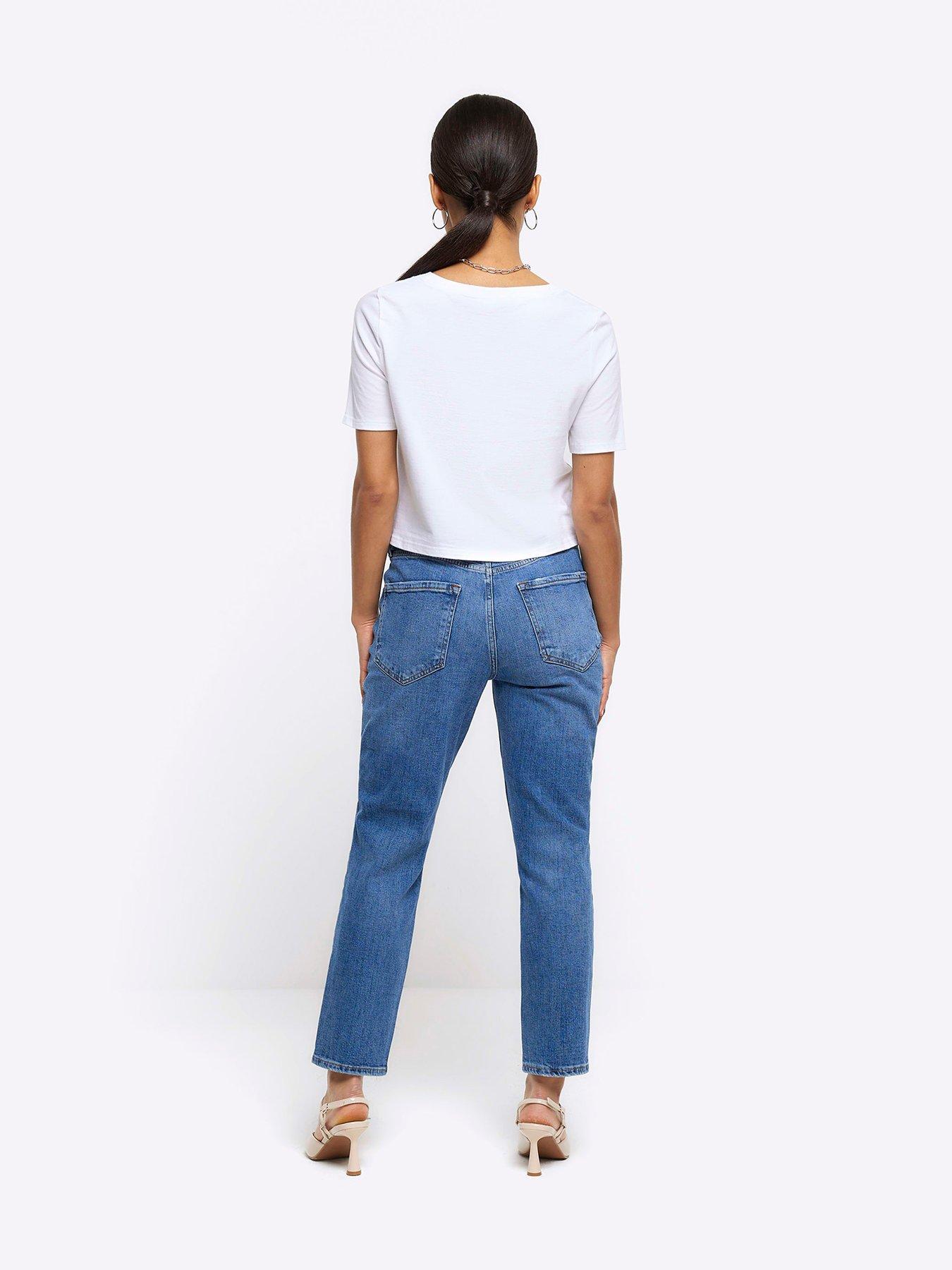 River island extra short jeans length online