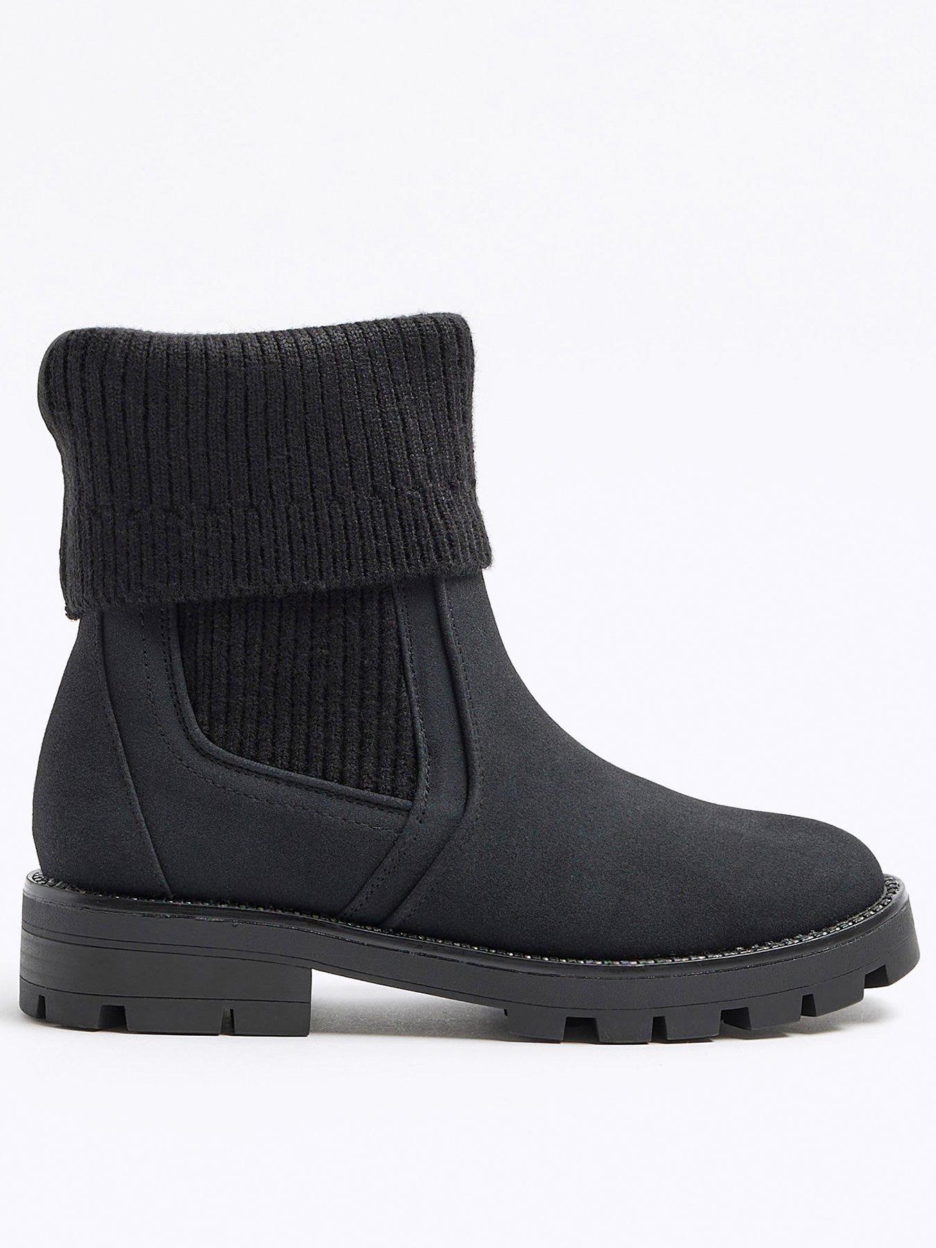 Calvin klein keigan box deals leather boots