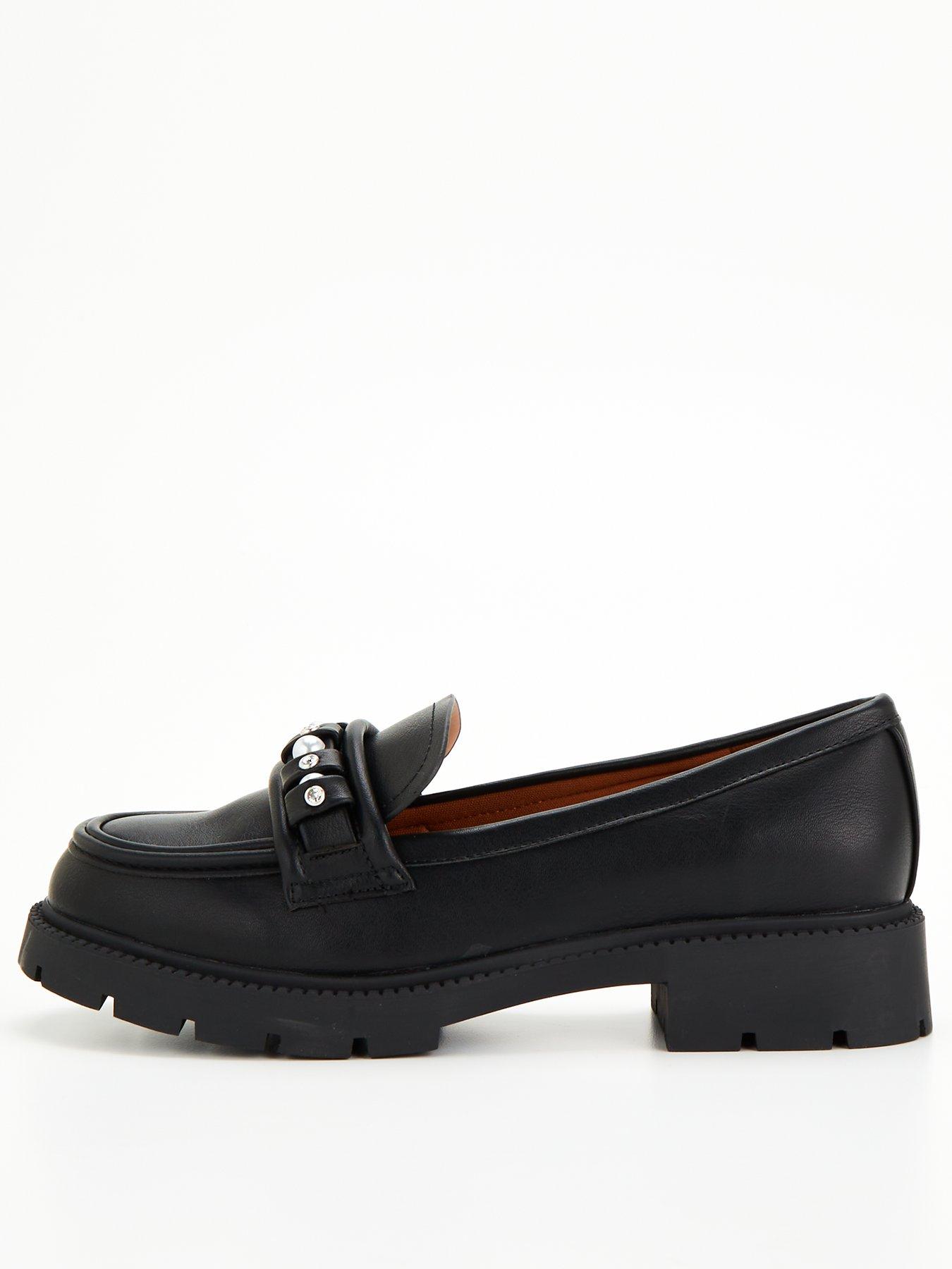 Chunky Snaffle Loafer Black