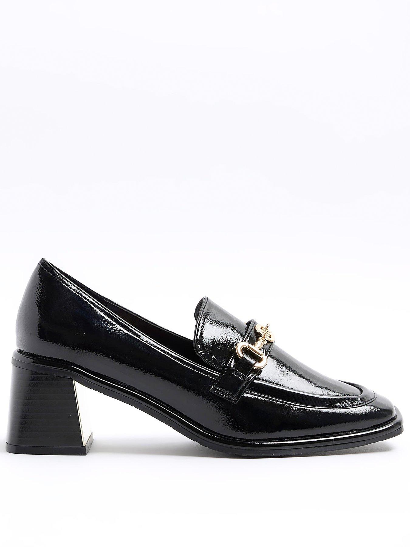 Block heel 2024 loafers uk