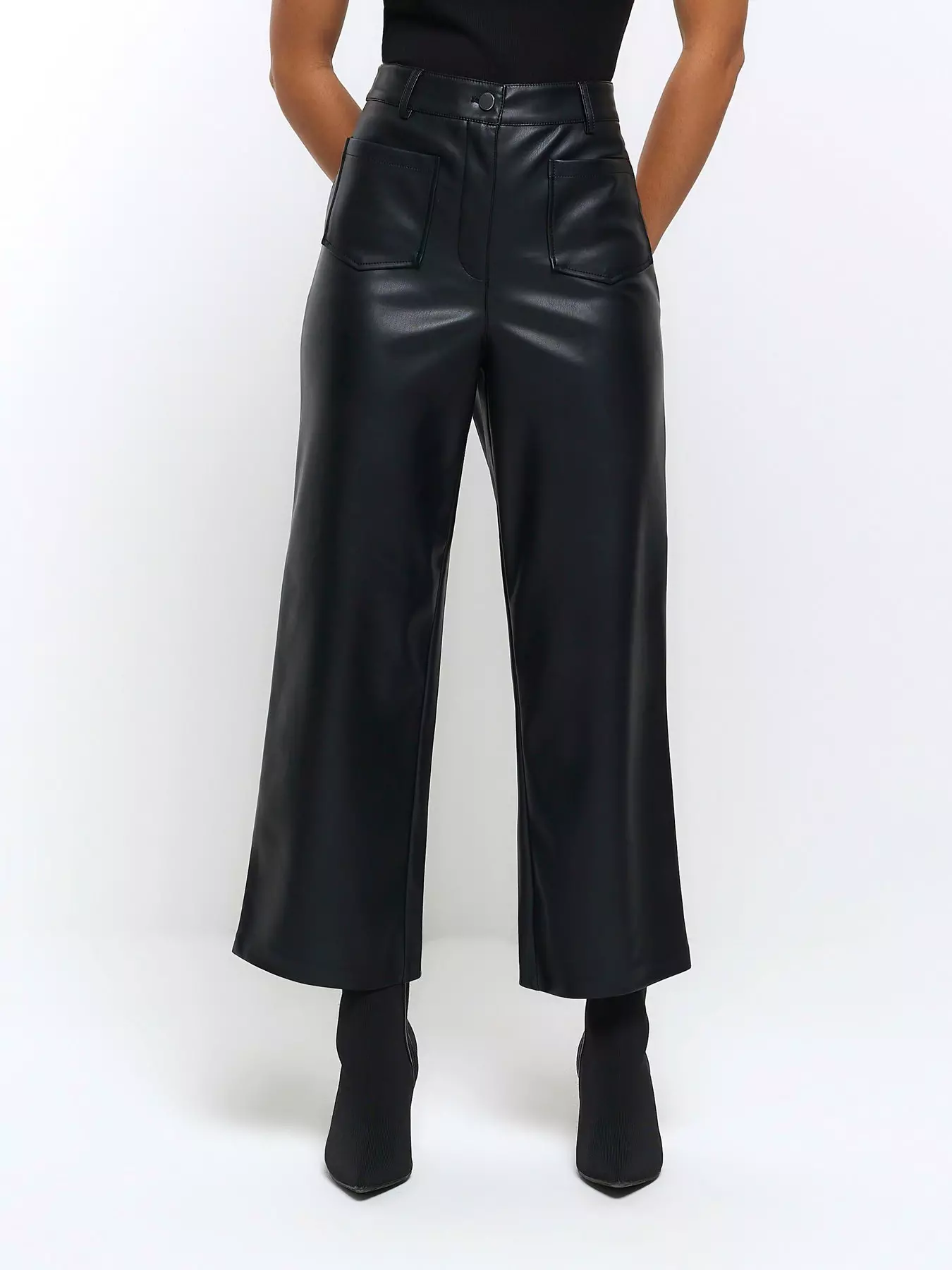 Women's Faux Leather Trousers & Pants