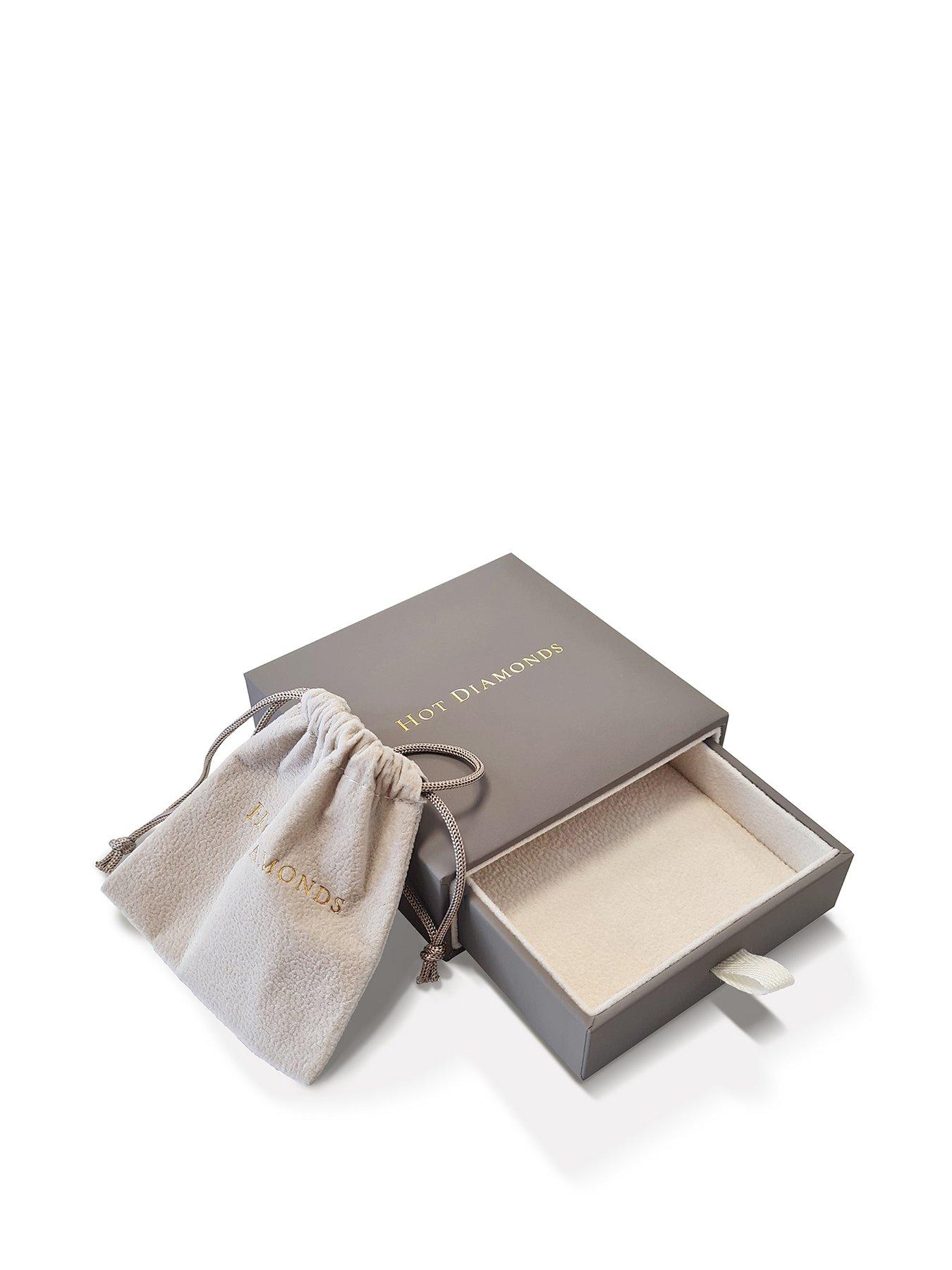 Image 3 of 4 of Hot Diamonds HDXGEM Square Stepped Ring - Mother of Pearl