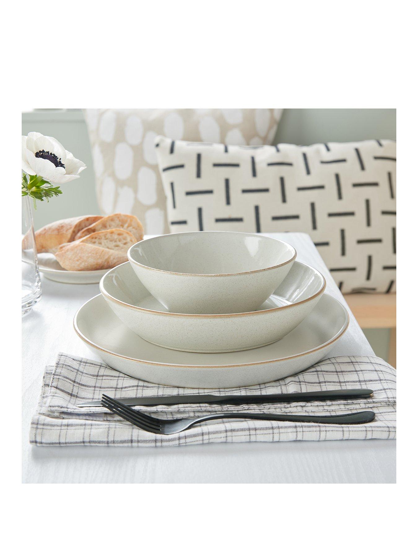 Buy Denby 12 Piece Cream Impression Cream Tableware Set from the Next UK  online shop