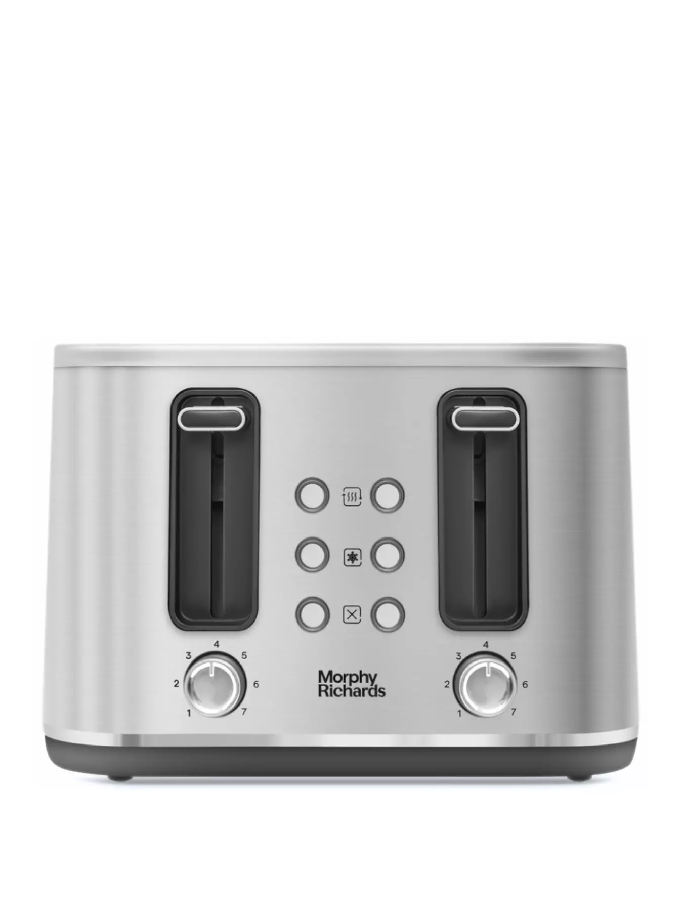 Porary Brushed Stainless Steel 4 Slice Toaster