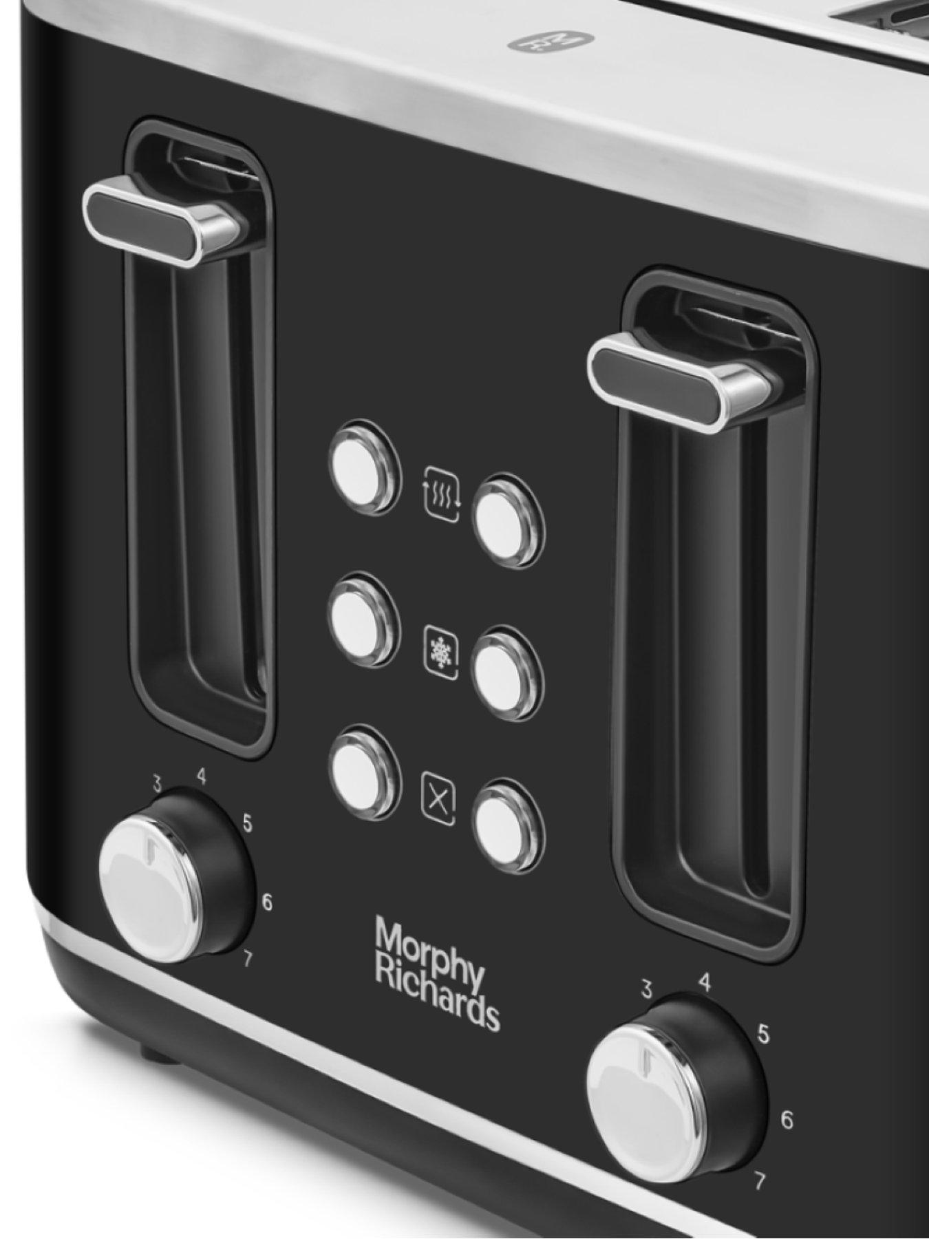 Image 3 of 7 of Morphy Richards Motive Black 4-Slice Toaster -&nbsp;242801