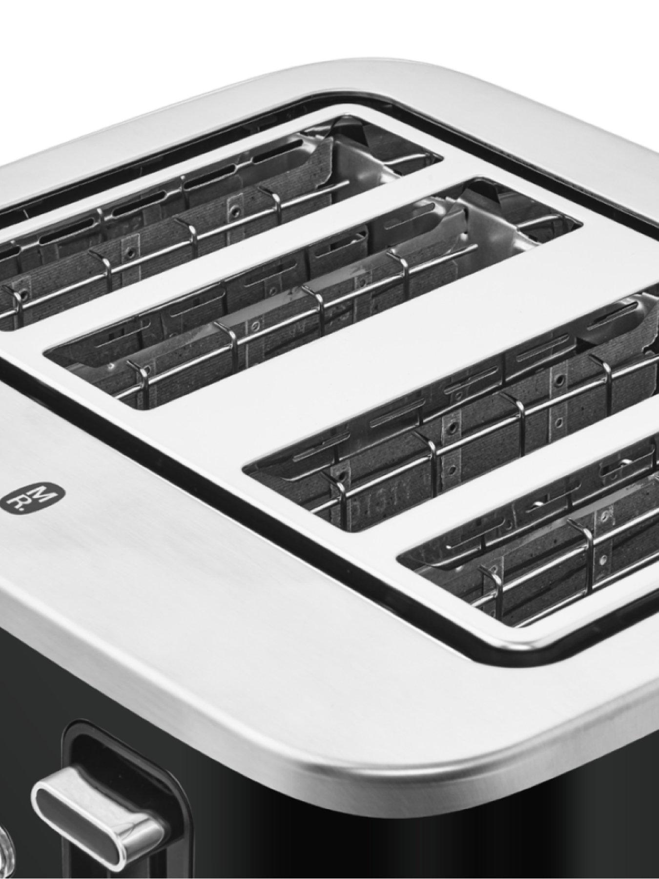 Image 4 of 7 of Morphy Richards Motive Black 4-Slice Toaster -&nbsp;242801
