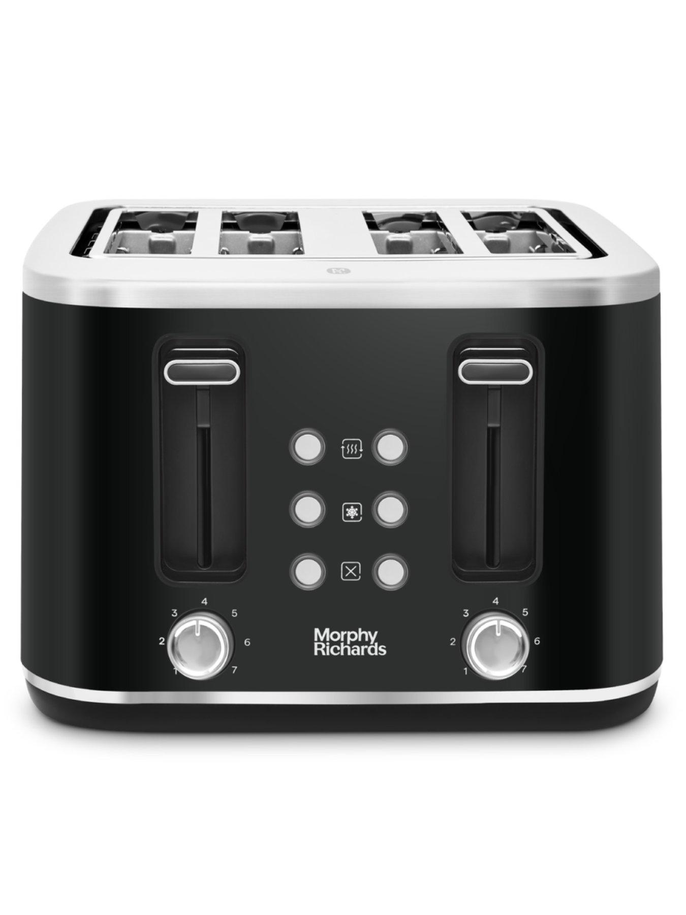 Image 6 of 7 of Morphy Richards Motive Black 4-Slice Toaster -&nbsp;242801
