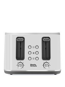 morphy richards motive chalk 4-slice toaster - 242802