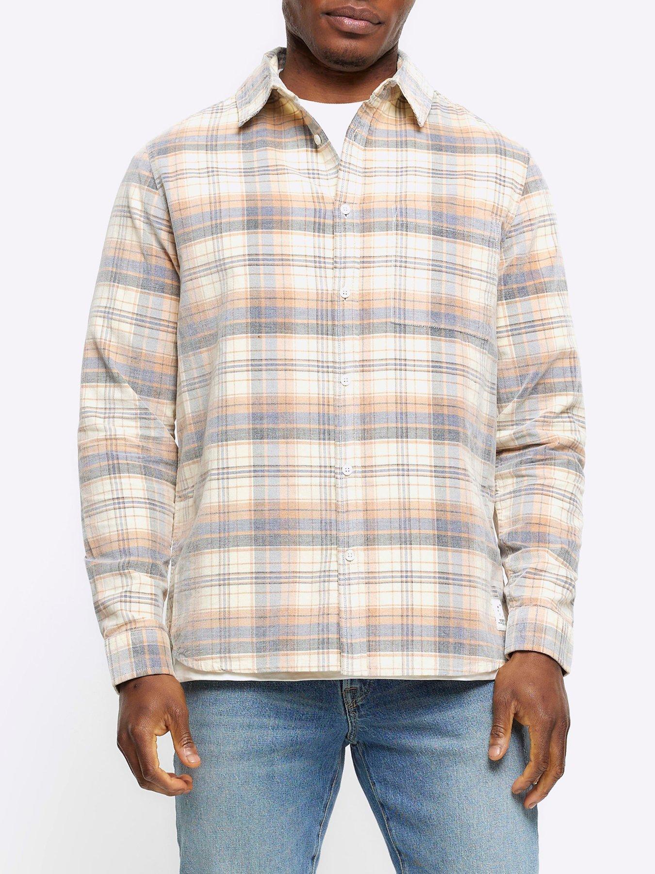 River island cord sales shirt