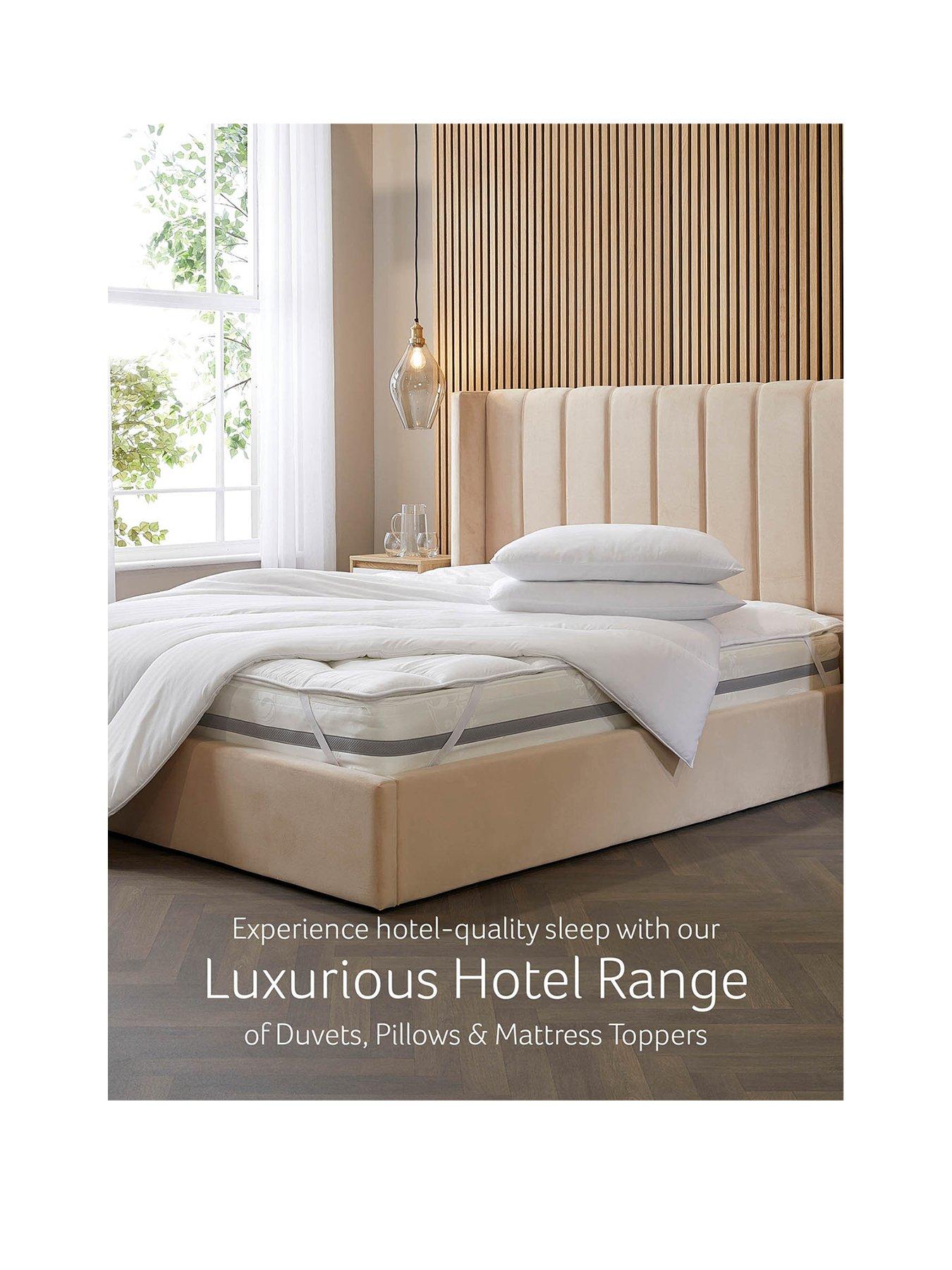 Snuggledown of Norway Luxurious Hotel Mattress Topper White very.co.uk
