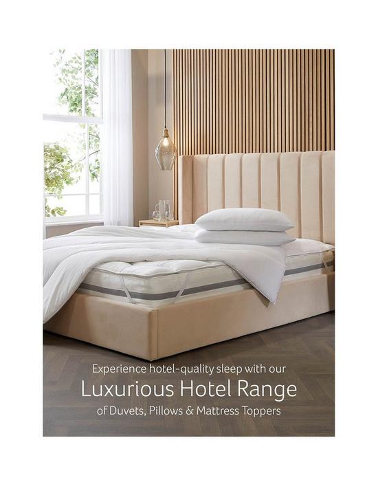 stillFront image of snuggledown-of-norway-luxurious-hotel-mattress-topper-white