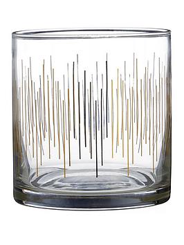 Product photograph of Premier Housewares Deco Tumbler Glasses Ndash Set Of 4 from very.co.uk