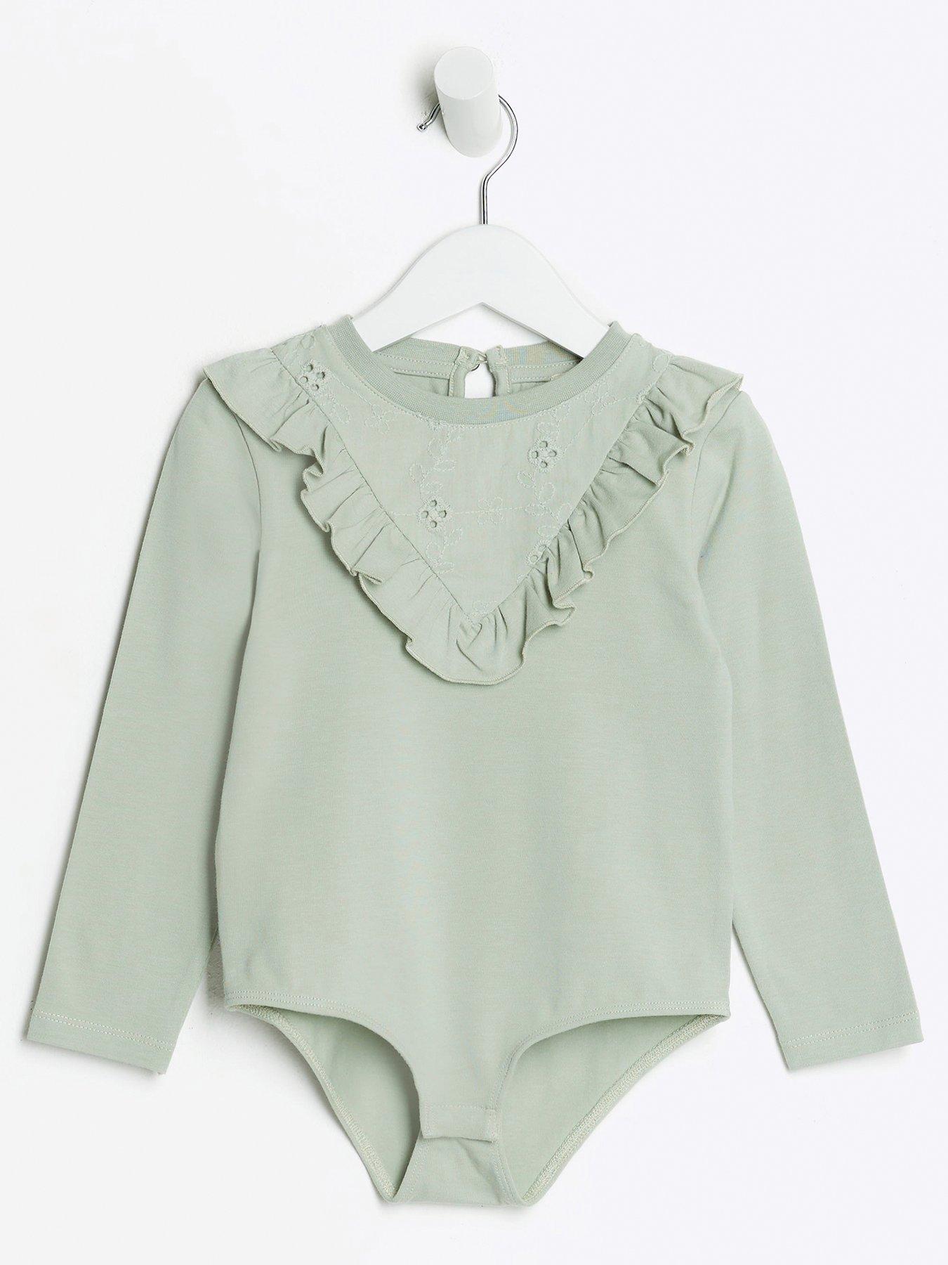 Petite Khaki Basic Bodysuit, Petite