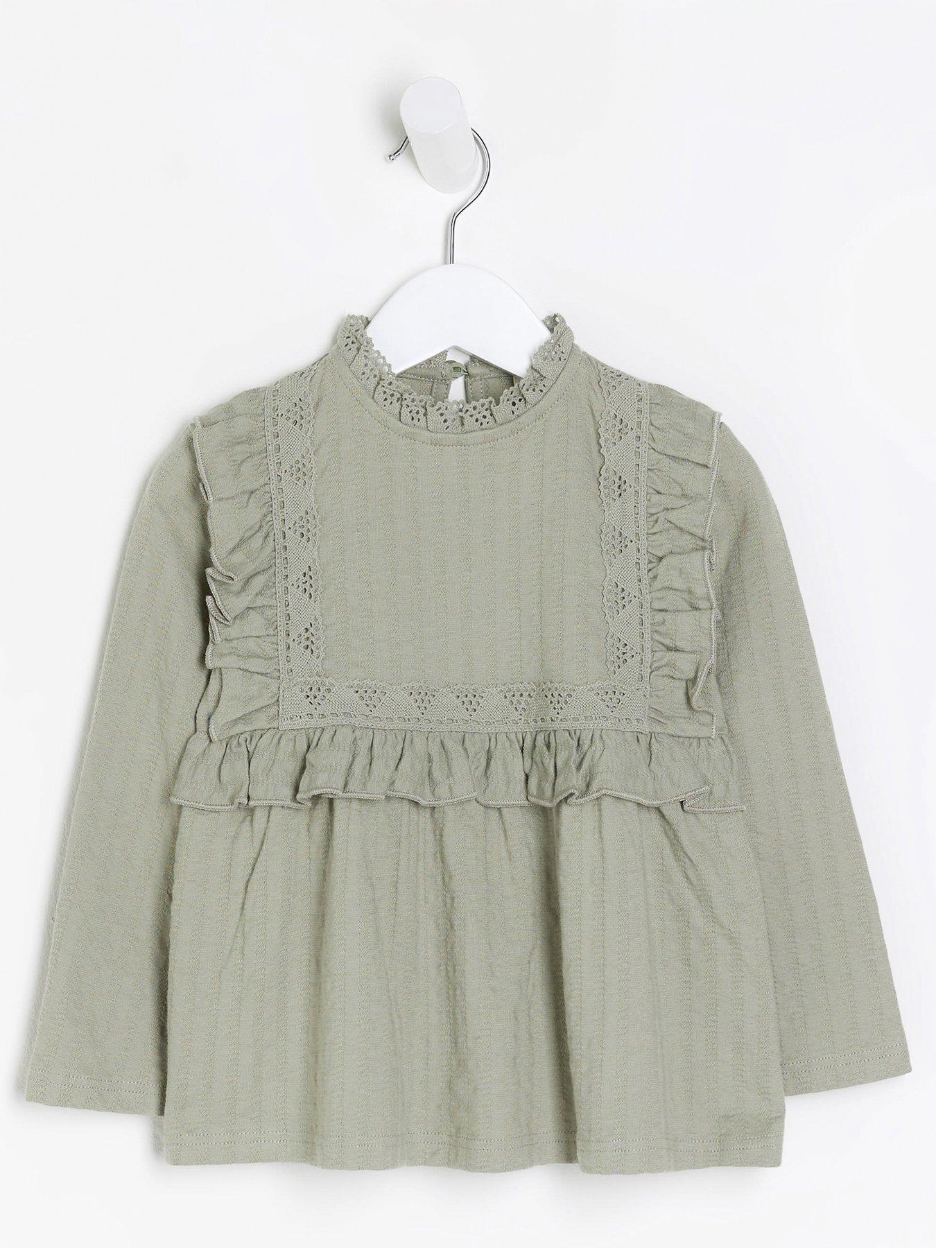 green blouse for girls