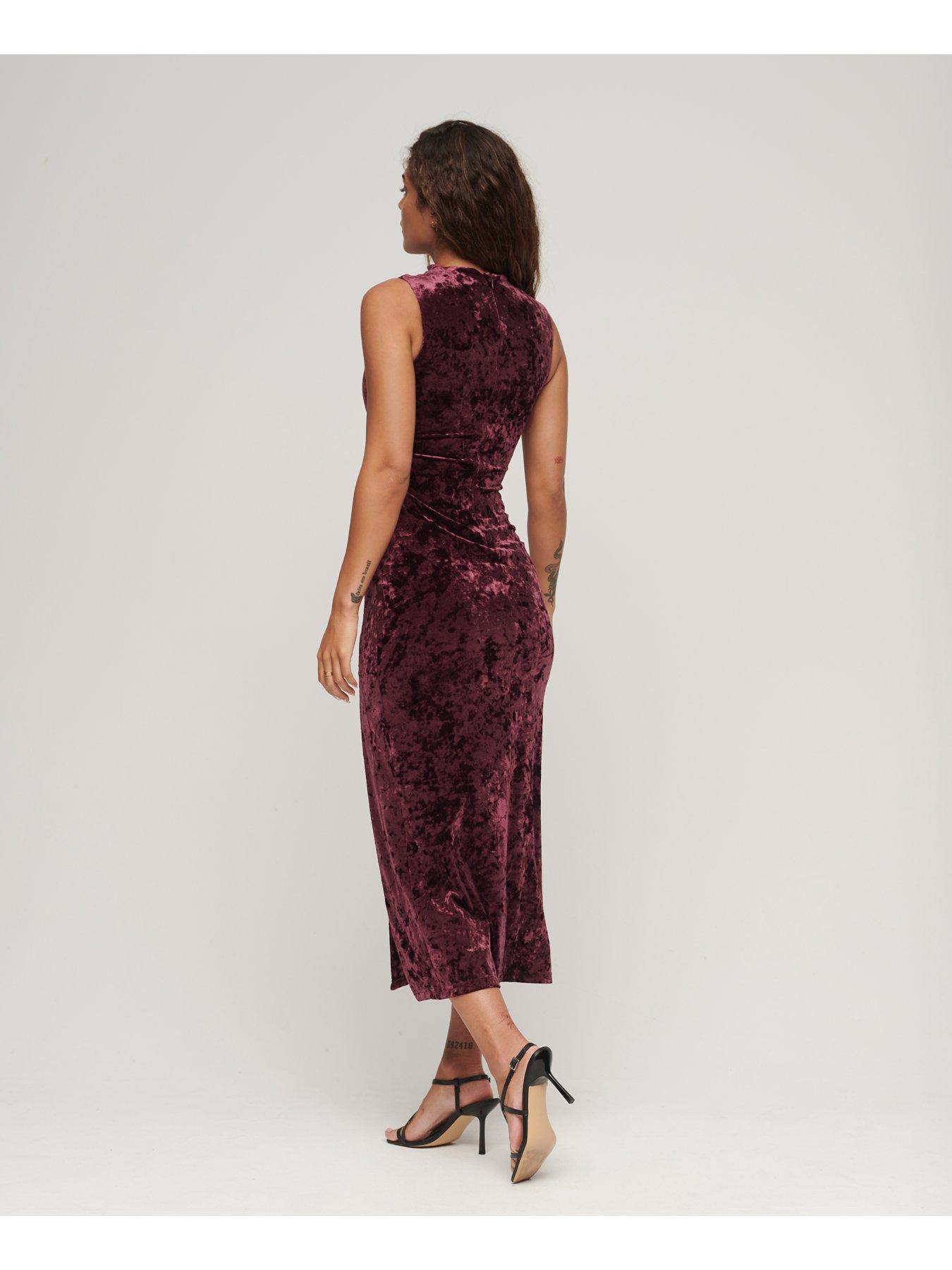 Superdry velvet outlet dress