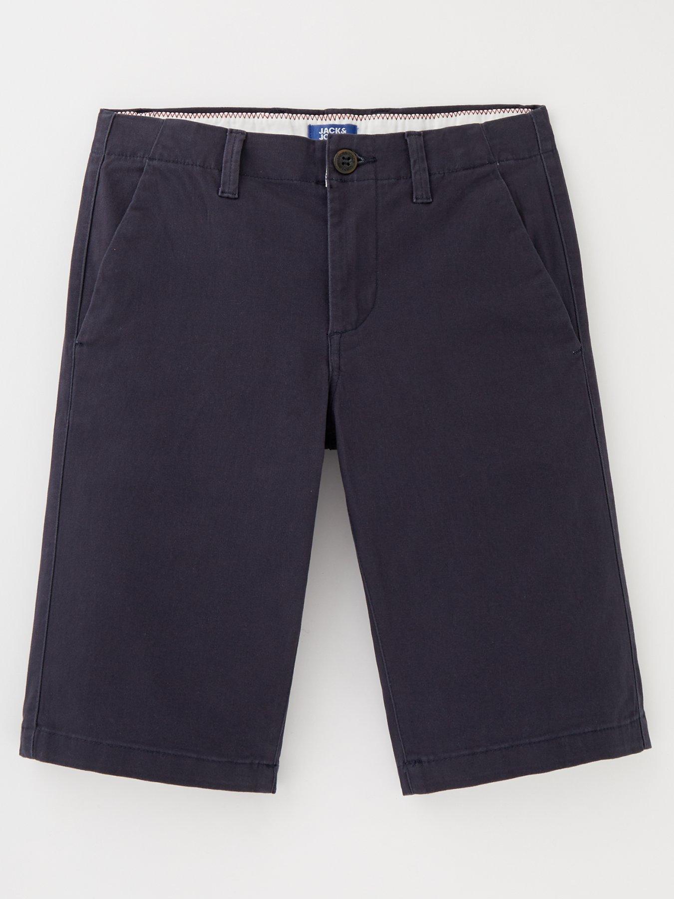 Jack Jones Junior Boys Swift Cargo Sweat Shorts Navy Very
