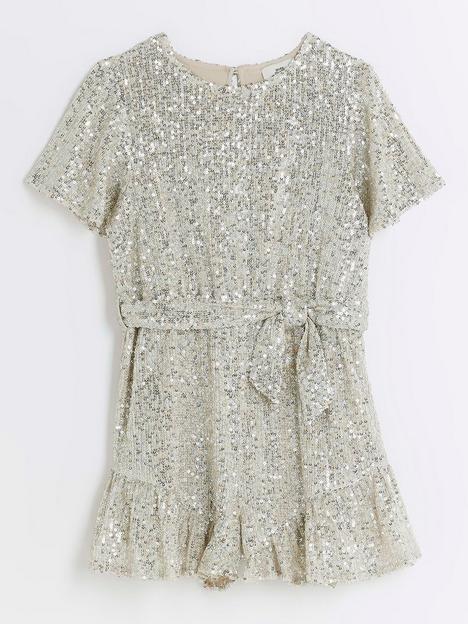river-island-girls-sequin-belted-playsuit-silver
