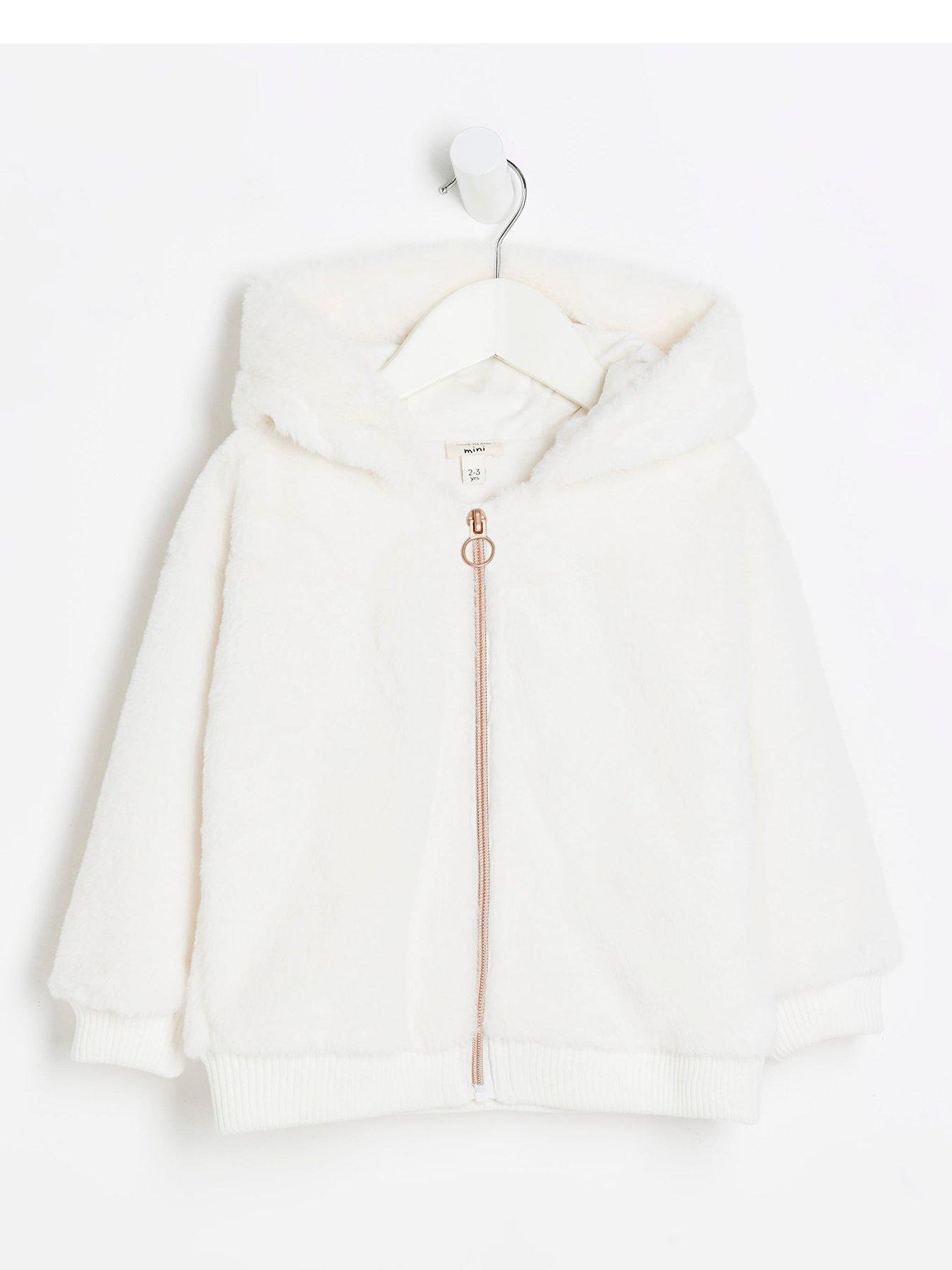 Girls fur outlet hoodie