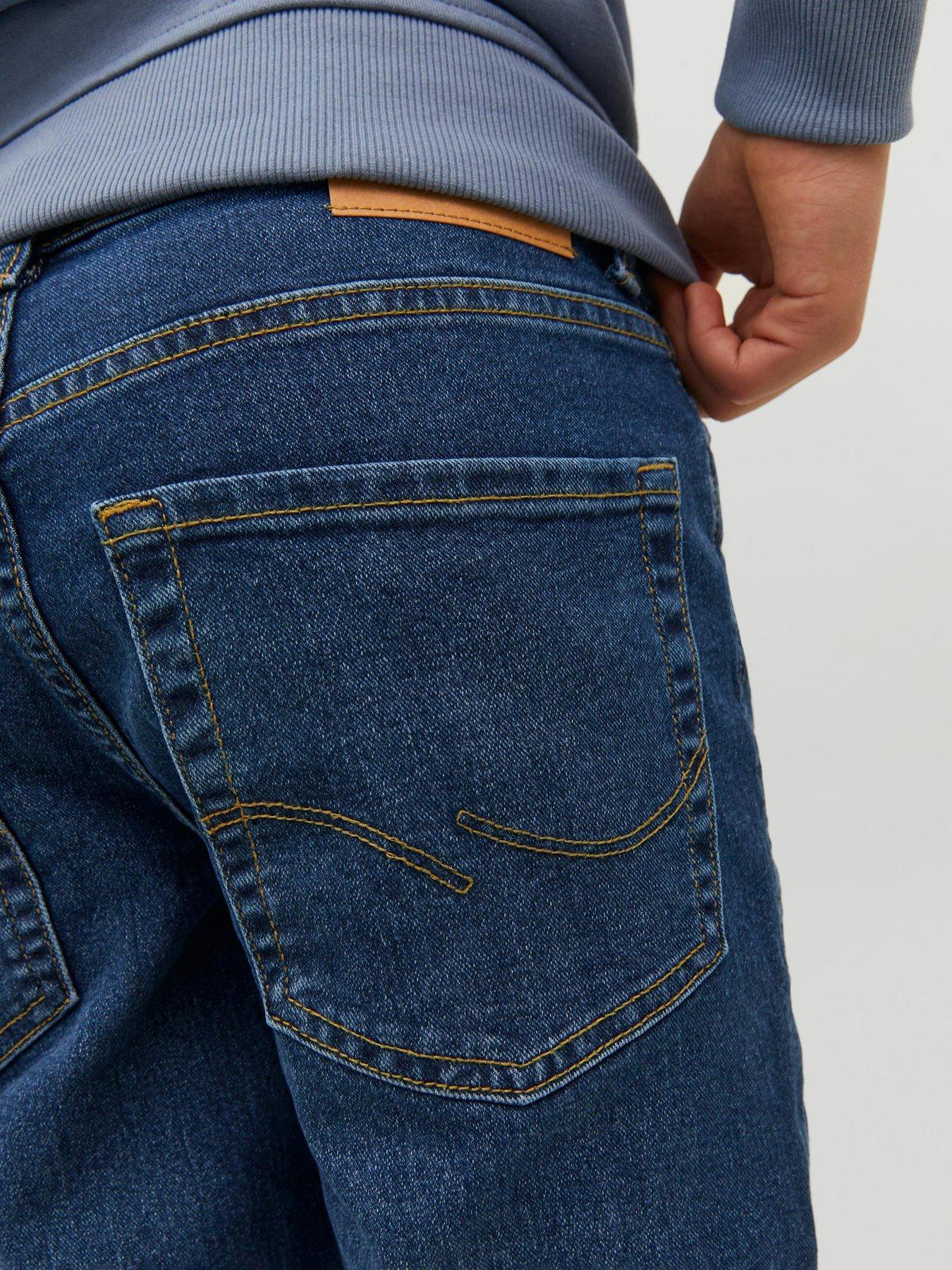 Jack Jones Junior Boys Glenn Original 070 Slim Jeans Blue