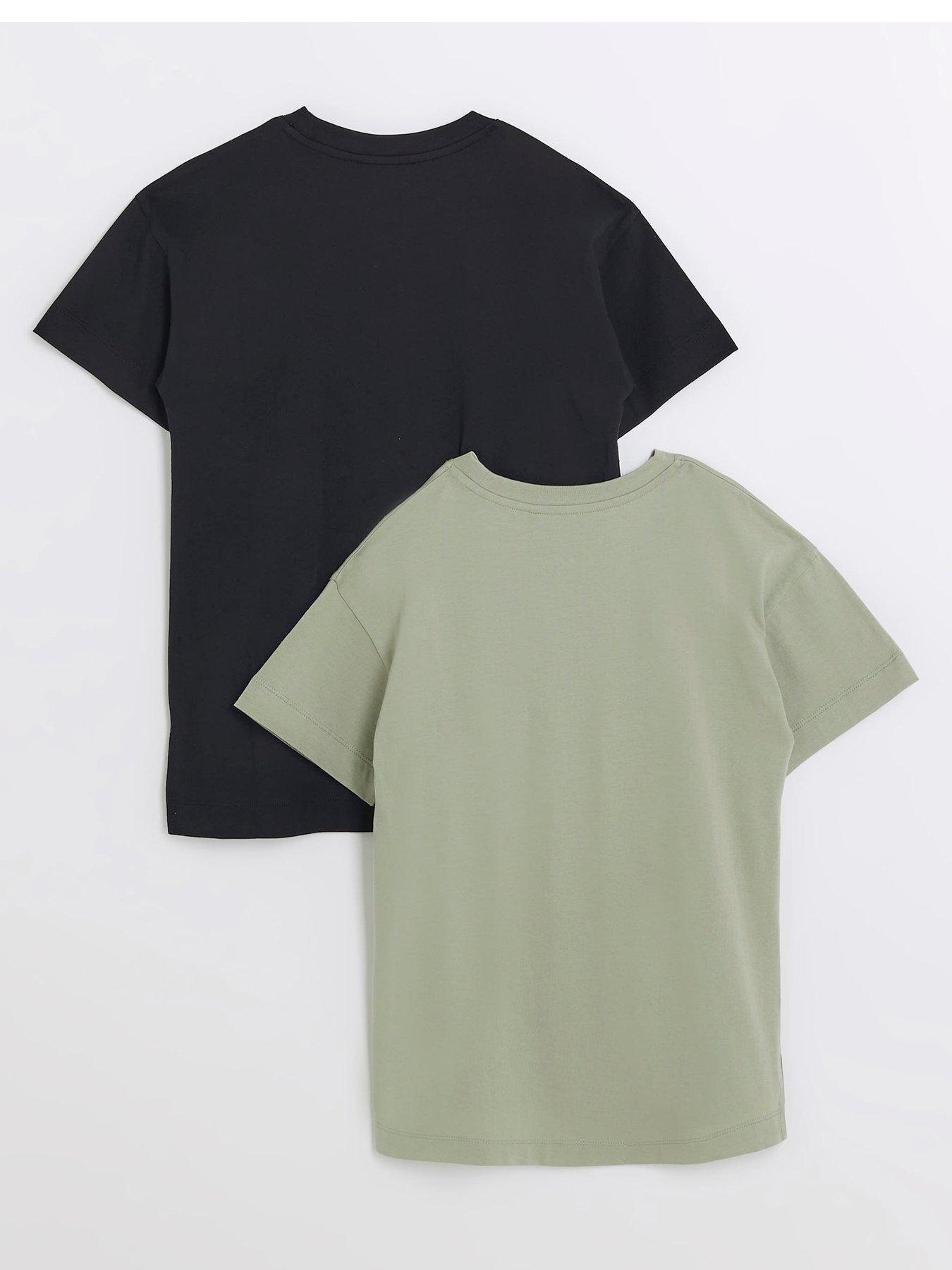 Girls plain green t clearance shirt