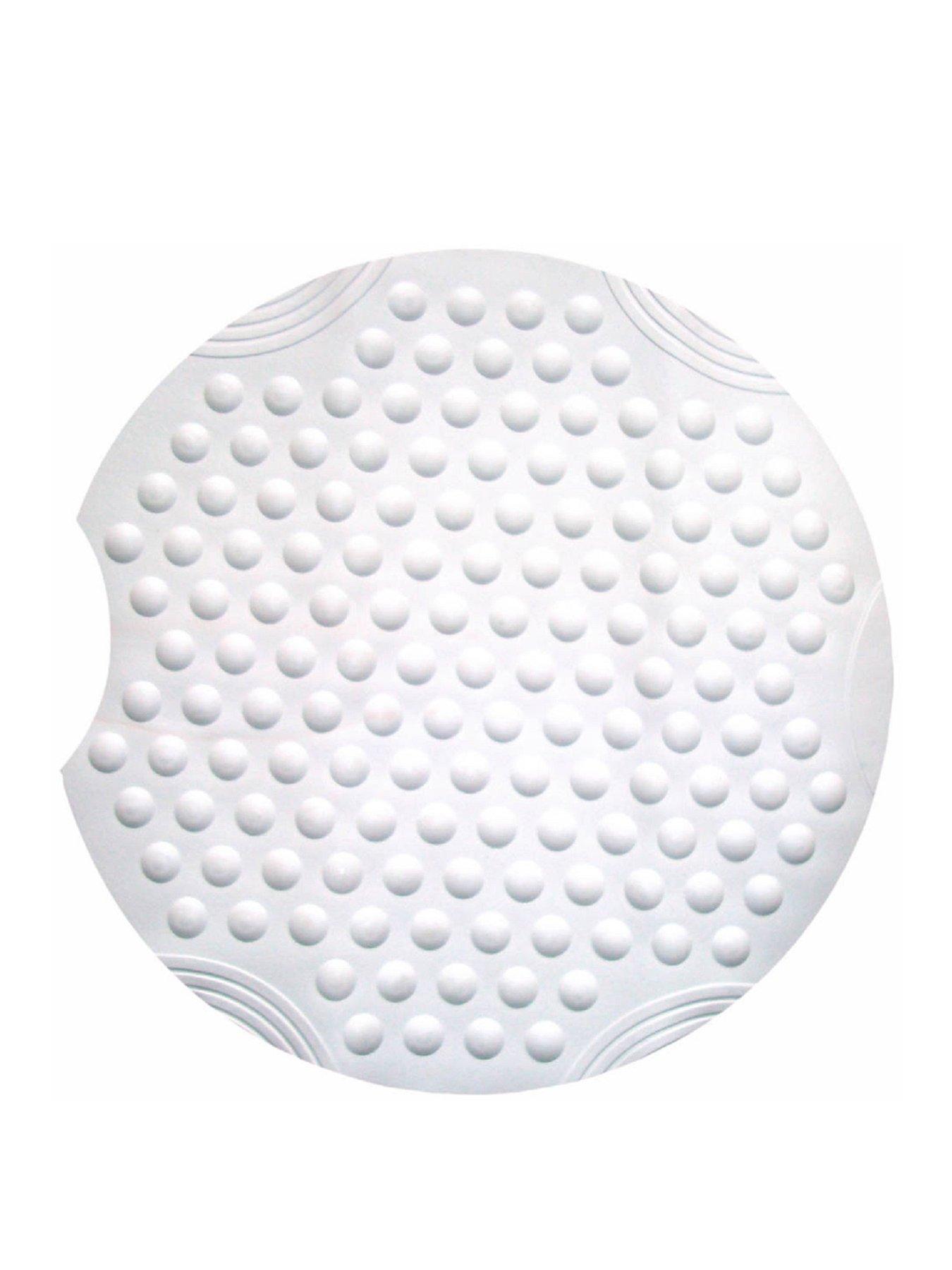 Round shower clearance mat