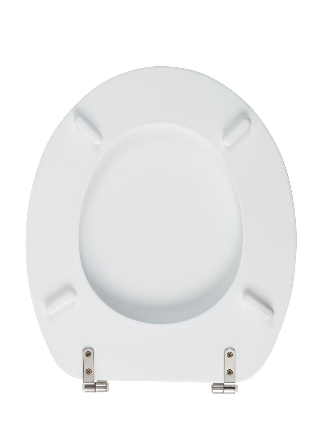 Image 2 of 4 of AQUALONA Soft Touch Toilet Seat &ndash; White