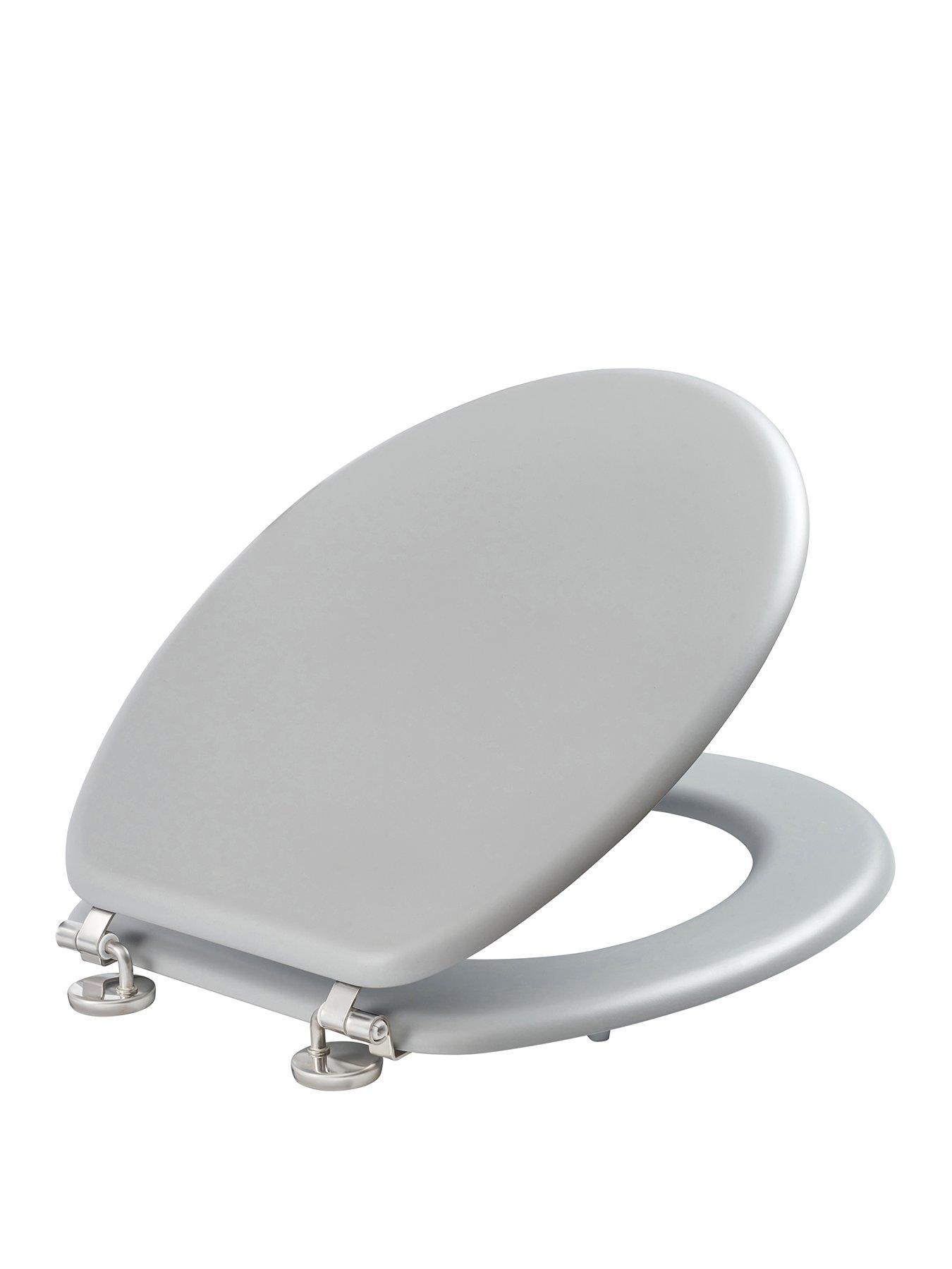 AQUALONA Soft Touch Toilet Seat – Grey