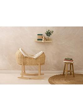 Product photograph of Clair De Lune Noah Pod With Rocking Stand - Cream from very.co.uk