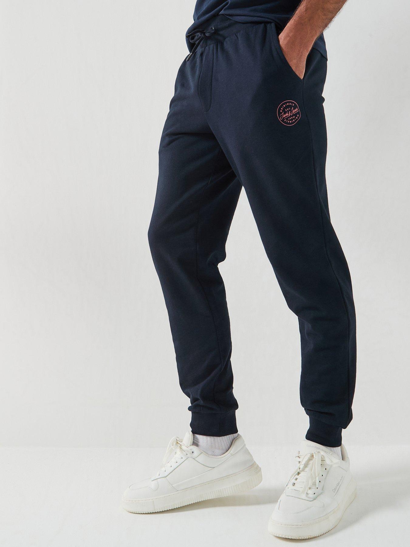 Jack & Jones Men's Blue Jogging Trousers Gordon Shark Basic - Image 3