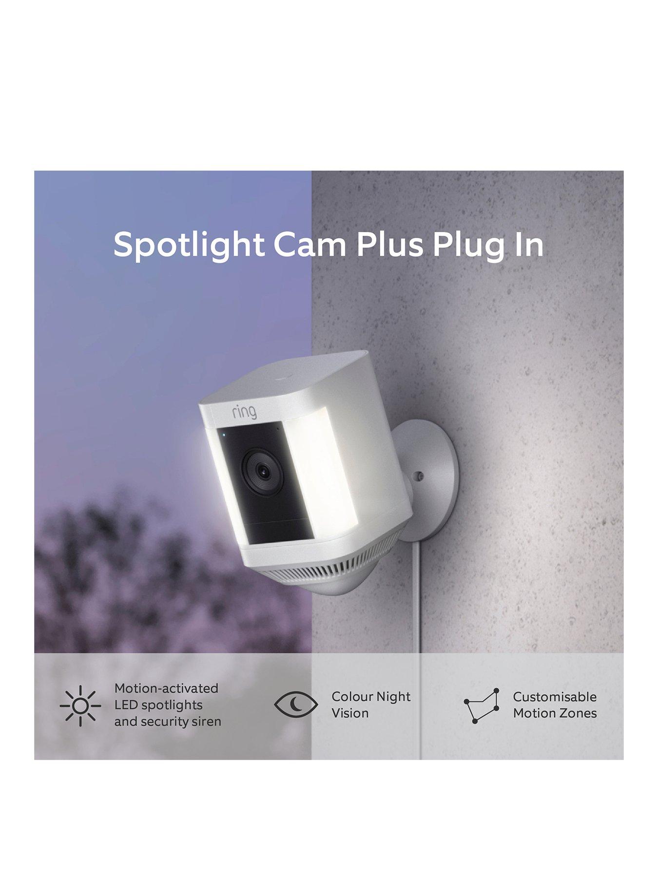 Ring spotlight camera motion clearance zones