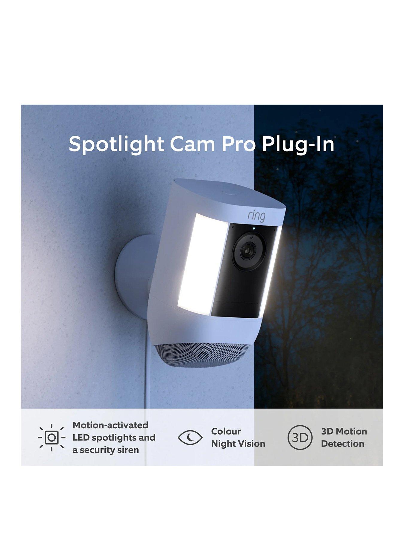 Ring spotlight best sale cam faq