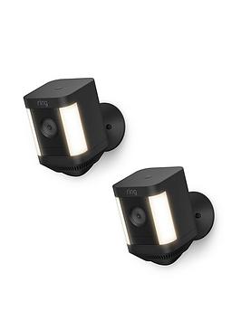 Product photograph of Ring Spotlight Camera Battery Plus - Single from very.co.uk
