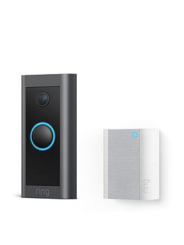 Product photograph of Ring Video Doorbell Wired With Chime from very.co.uk