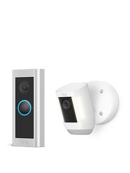 Product photograph of Ring Video Doorbell Pro 2 Hardwired With Spotlight Camera from very.co.uk
